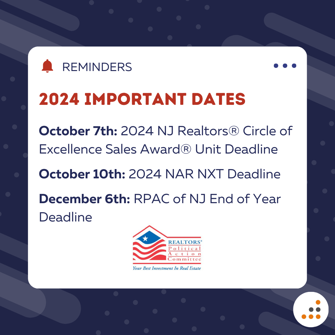 2024 Important Dates RPAC 2