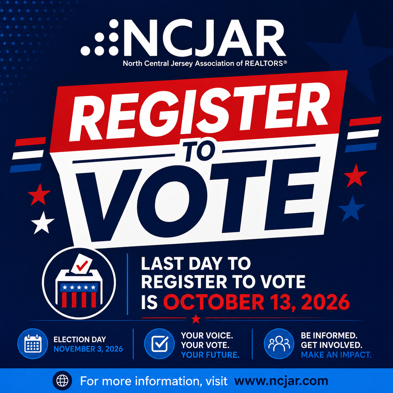 Are You Registered to Vote? Make Your Voice Count registertovote2026