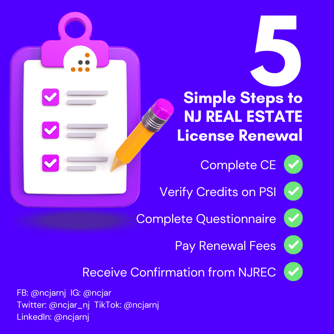 5 Steps to License Renewal