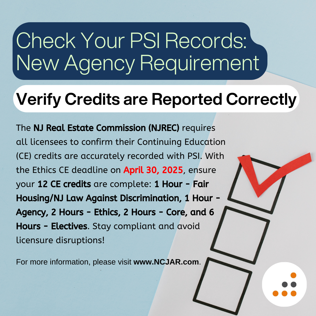 Check Your PSI Records: New Agency Requirement - Verify Credits are Reported Correctly Check Your PSI Records 2