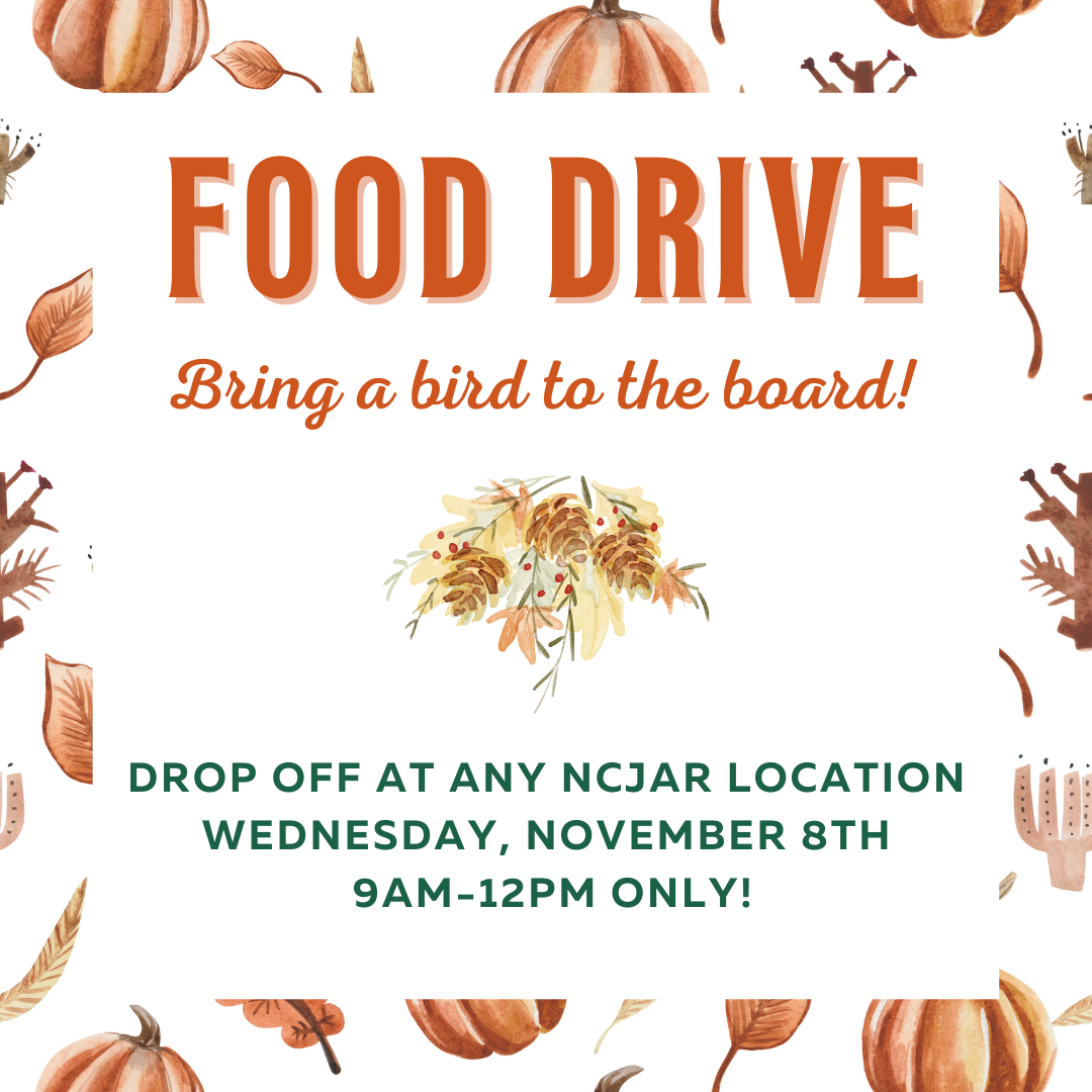 Food Drive calendar